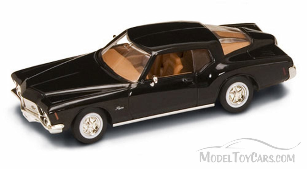 1971 Buick Riviera GS, Black - Yatming 94252 - 1/43 Scale Diecast 1971 Buick Riviera GS, Black - Yatming 94252 - 1/43 Scale Diecast