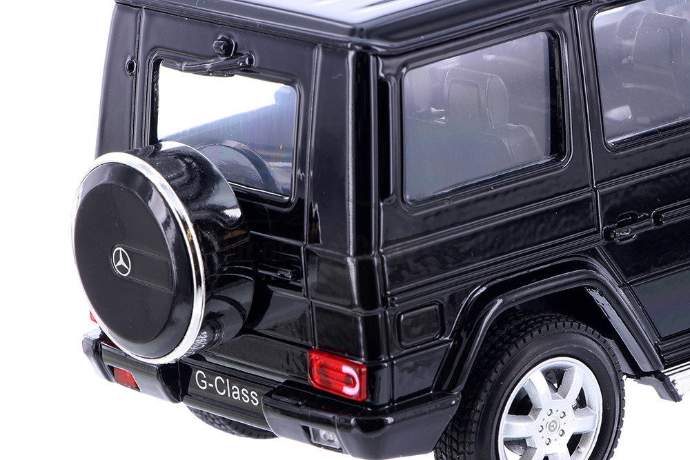 Mercedes-Benz G Class Wagon Hard Top, Black - Welly 24012/4D - 1/24 scale Diecast Model Toy Car
