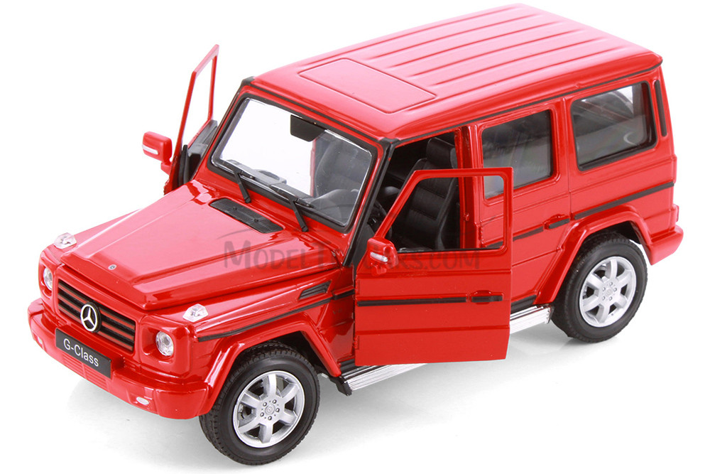 Mercedes-Benz G Class Wagon Hard Top, Red - Showcasts® 24012/4D - 1/24 scale Diecast Model Toy Car