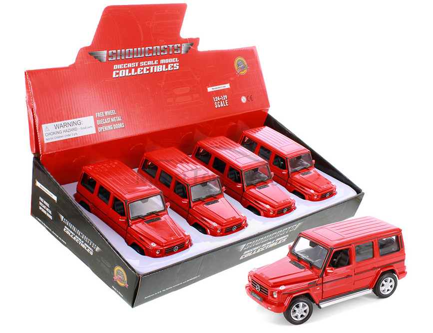 Mercedes-Benz G Class Wagon Hard Top, Red - Showcasts® 24012/4D