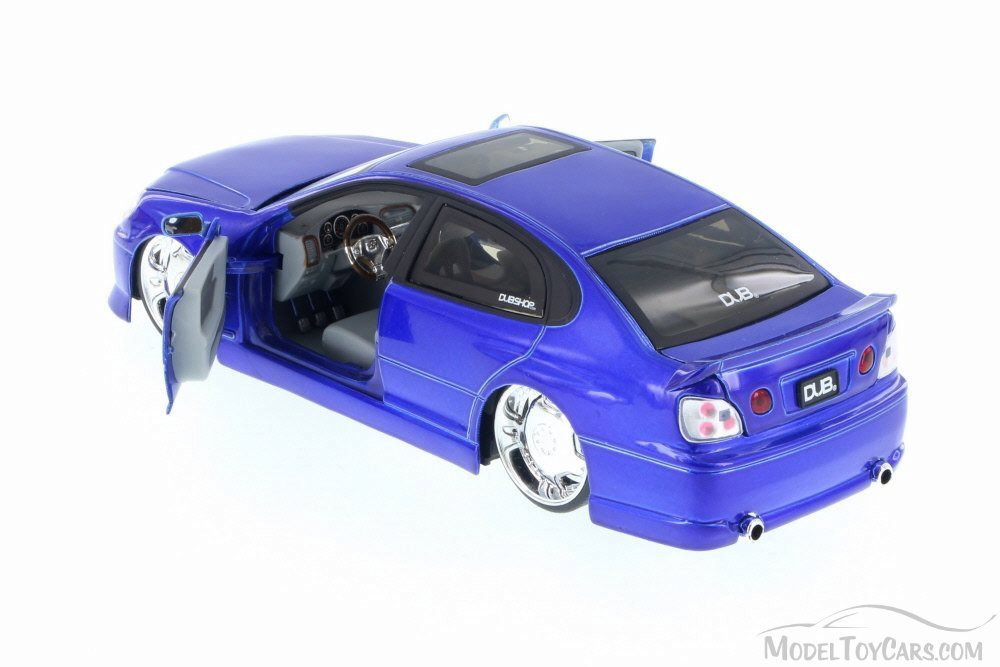 Lexus GS430, Blue - Jada 50759FF - 1/24 Scale Diecast Model Toy