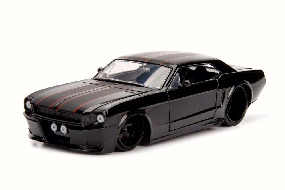 1965 Ford Mustang GT, Black - JADA 99967WA1 - 1/24 Scale Diecast