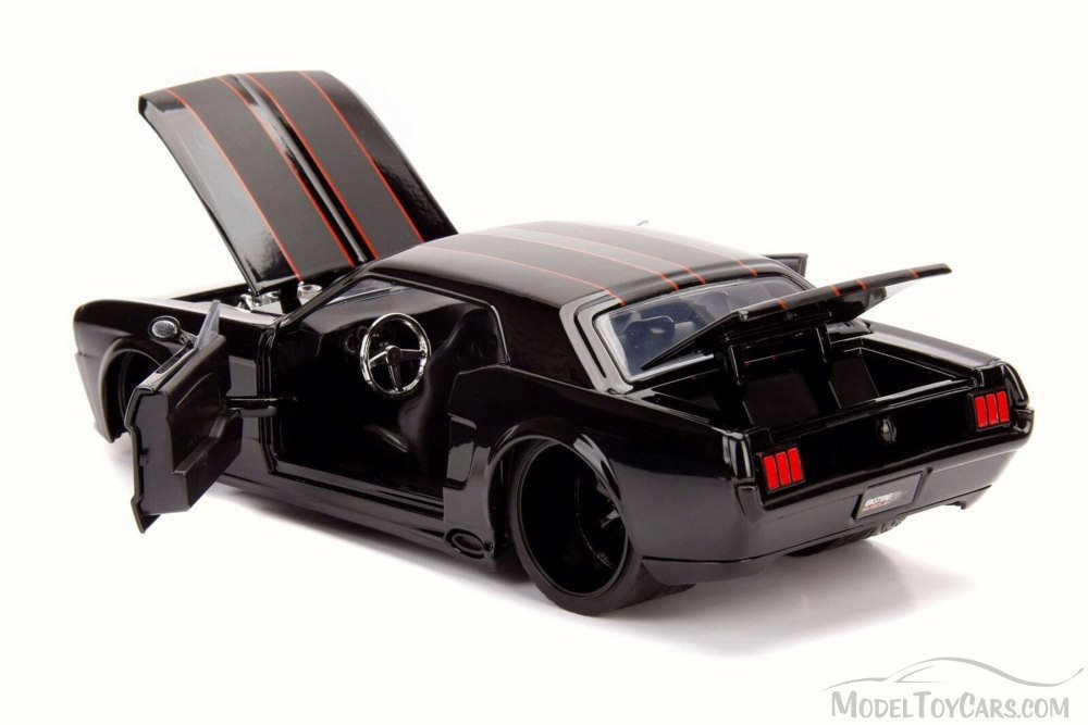 1965 Ford Mustang GT, Black - JADA 99967WA1 - 1/24 Scale Diecast