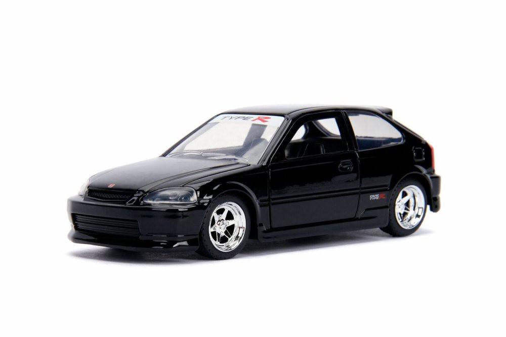 1997 Honda Civic Type R, Glossy Black - Jada 30973DP1 - 1/32 scale Diecast Model Toy Car