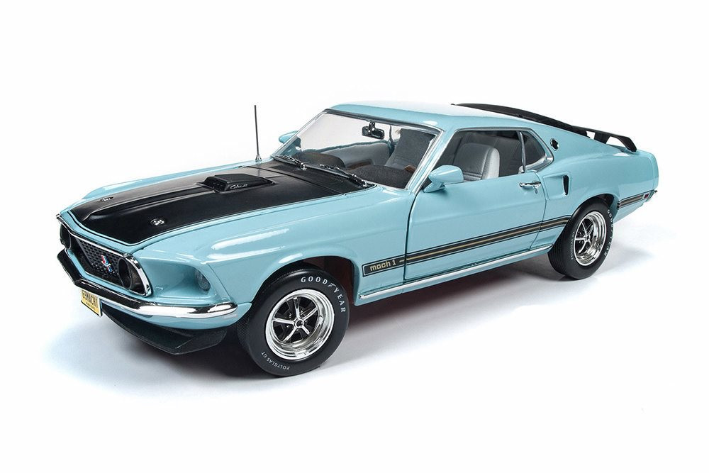 AUTOart「FORD MUSTANG MACH Ⅰ」1/18 scale AUTOart Millennium, Ford Mustang Mach I, Yellow, 1:18 Scale