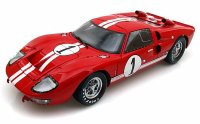 1966 Ford GT-40 MK II #1, Red w/ White Stripes - Shelby SC407 - 1