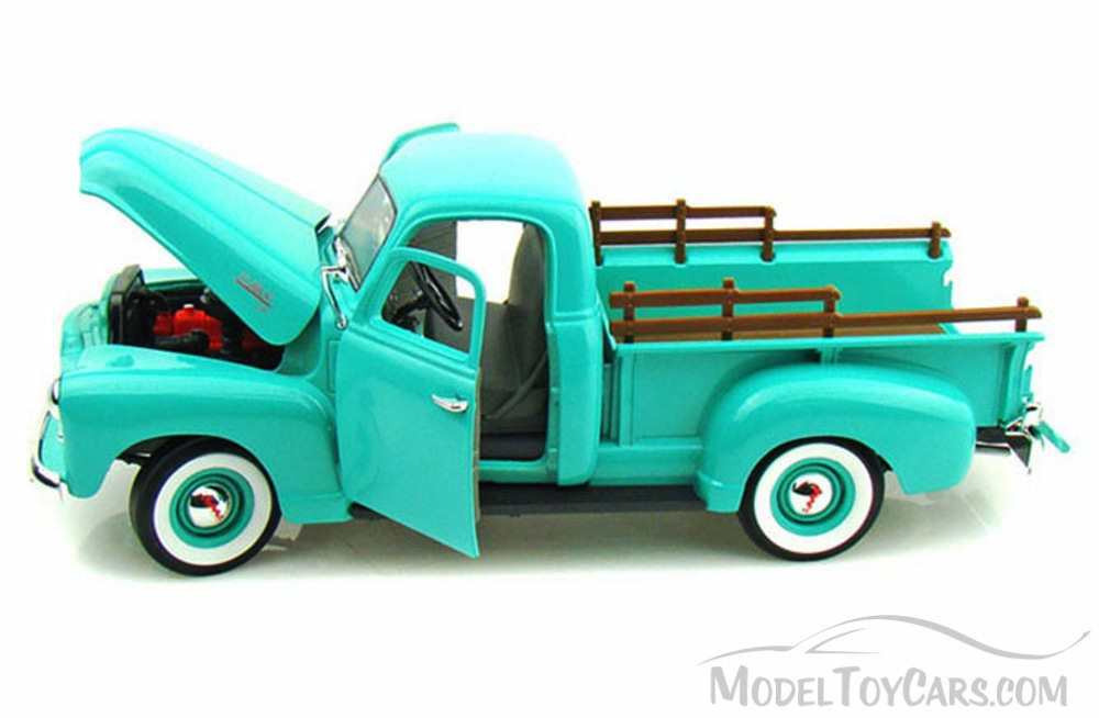 1950 GMC Pick-up Truck, Green - Yatming 92648 - 1/18 Scale Diecast