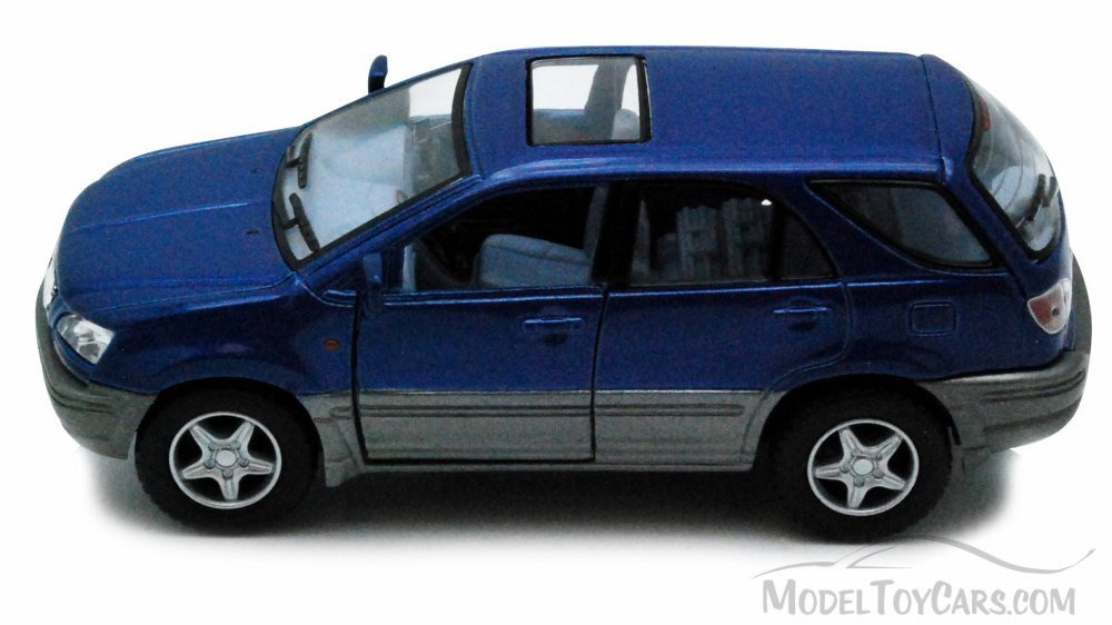 Lexus RX 300 SUV, Blue - Kinsmart 5040D - 1/36 scale Diecast Model