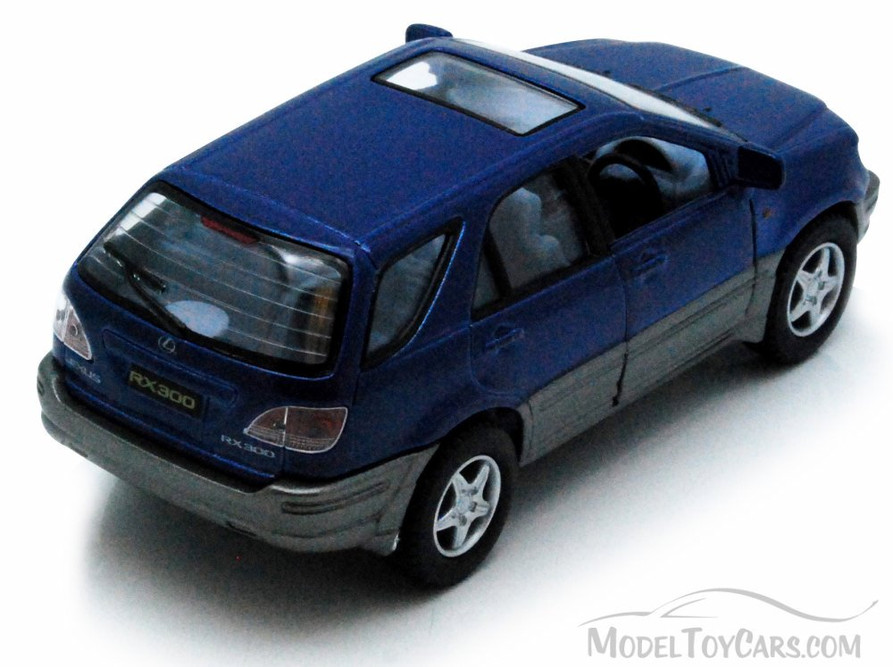 Lexus RX 300 SUV, Blue - Kinsmart 5040D - 1/36 scale Diecast Model Toy Car (Brand New, but NOT IN BOX)