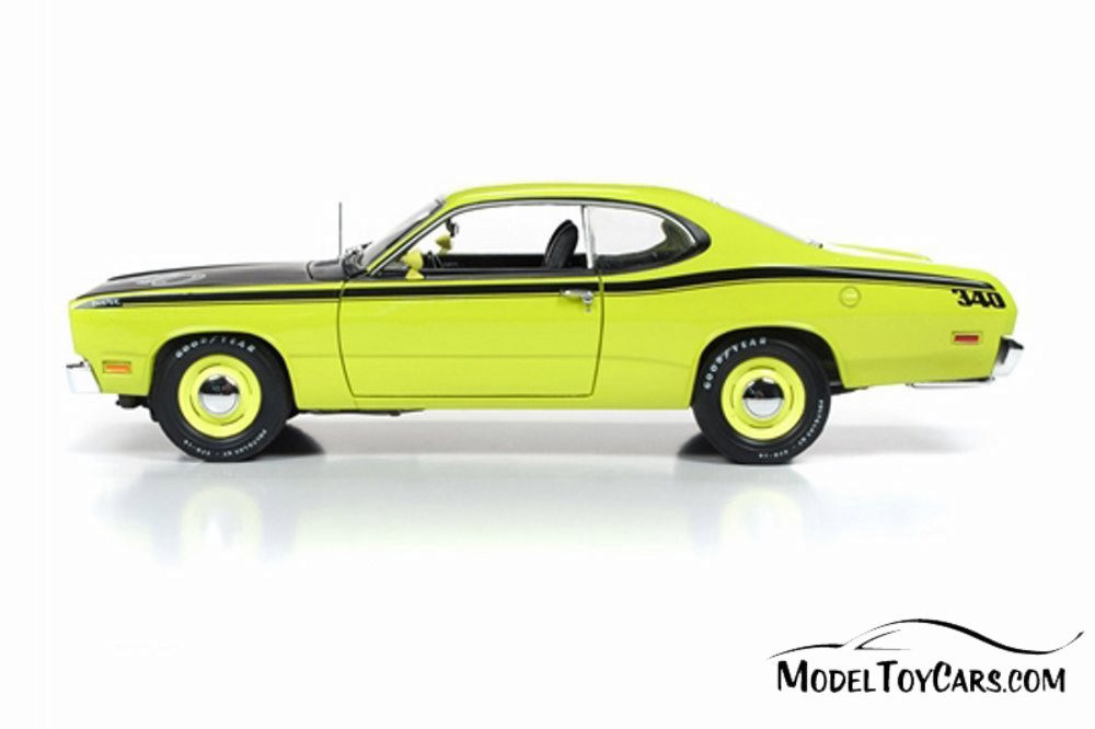 1971 Plymouth Duster 340 Hard Top, Green - Auto World AMM1154 - 1