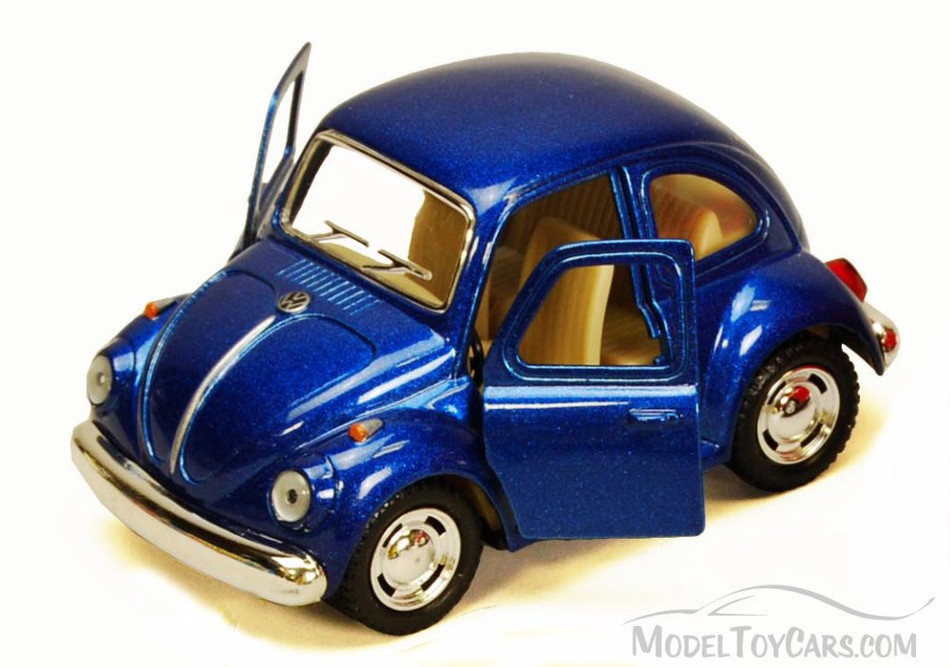 1967 Volkswagen Classic Beetle, Blue - Kinsmart 4026D - 3.75Diecast Model  Toy Car (Brand New, but NOT IN BOX)