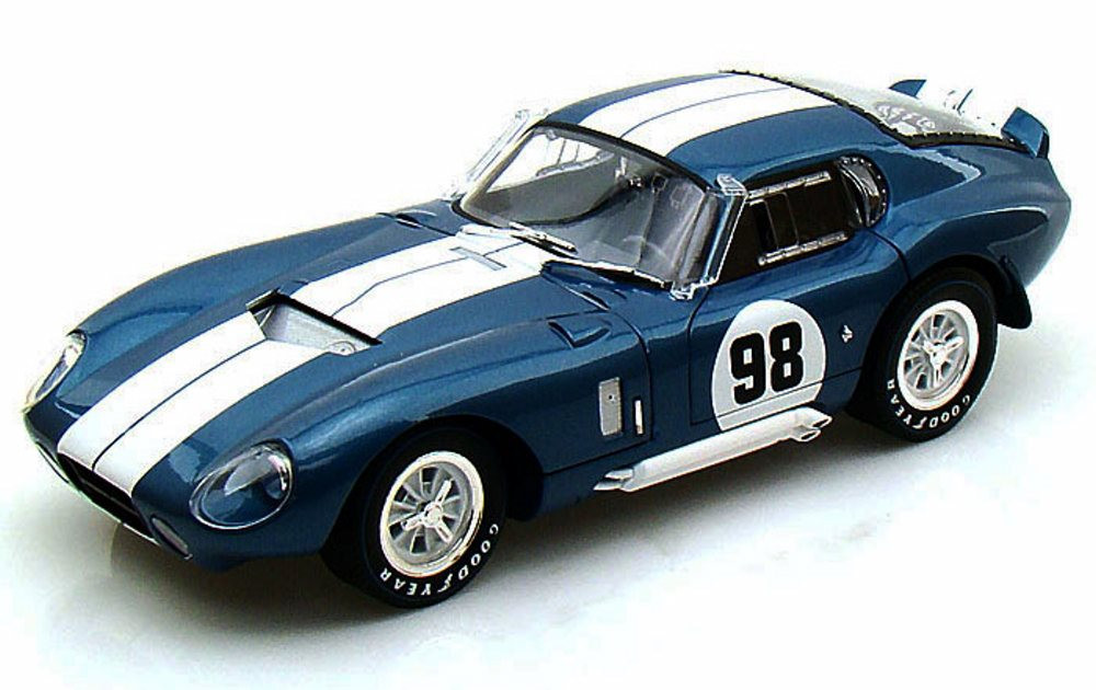 1965 Shelby Cobra Daytona Coupe #98, Blue w/ White Stripes