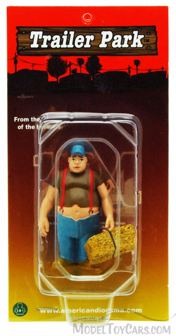 Trailer Park Figures Series 1 Cousin Budford, American Diorama Figurine 23974 - 1/24 scale