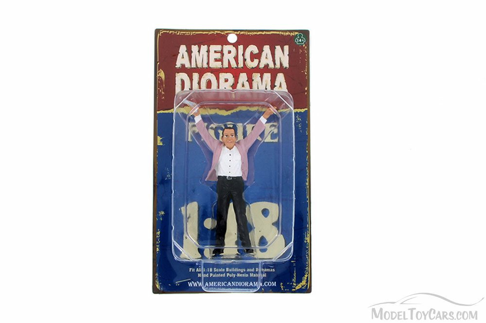 The Robbers Robber IV, Pink - American Diorama 23886 - 1:18 Scale Hand Painted Diorama Accessory
