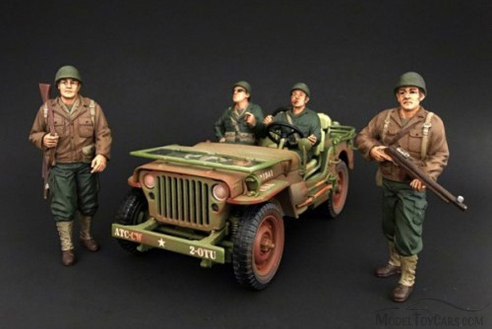 WWII US ARMY Soldier #3, American Diorama 77412 - 1/18 Scale Hand