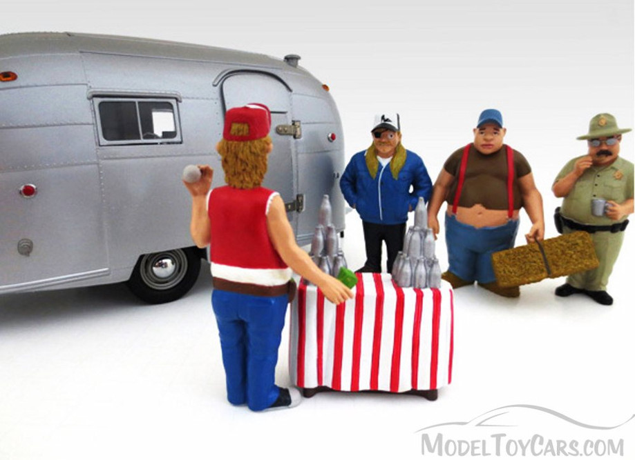 Trailer Park Figures Series 1 Carnie Barney, American Diorama Figurine 23875 - 1/18 scale