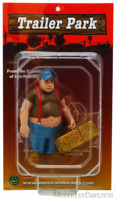 Trailer Park Figures Series 1 Cousin Budford, American Diorama Figurine 23874 - 1/18 scale