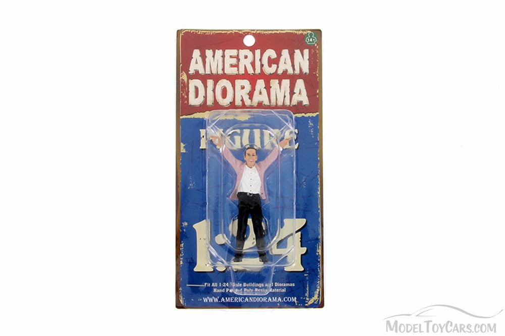 The Robbers Robber IV, Pink - American Diorama 23924 - 1:24 Scale Hand Painted Diorama Accessory