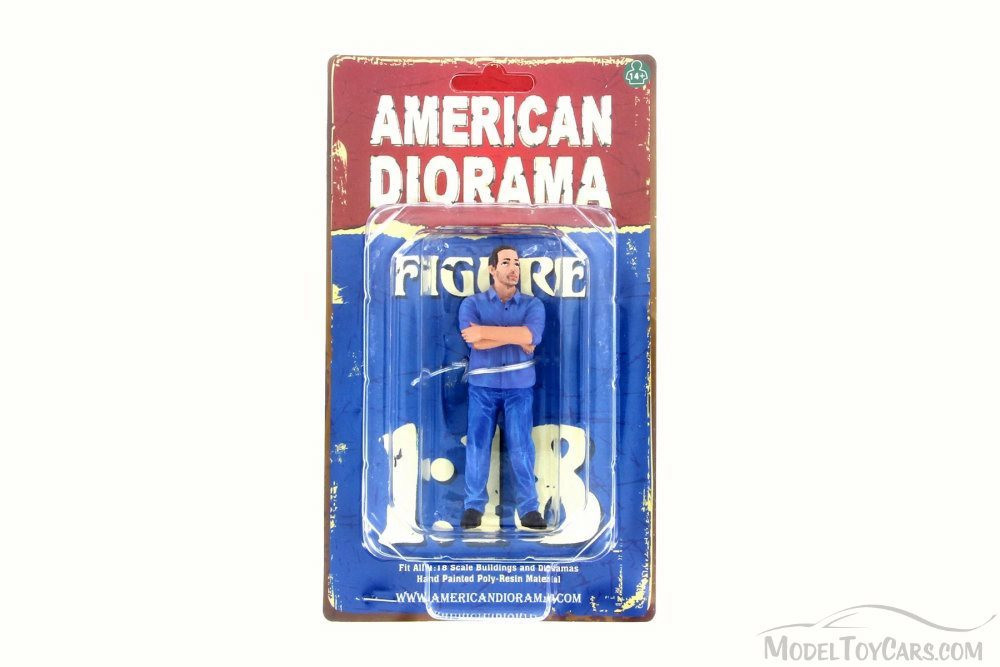 Street Racing Crew Figure #2 - American Diorama 77432 - 1/18 Scale Diecast Model Toy Car