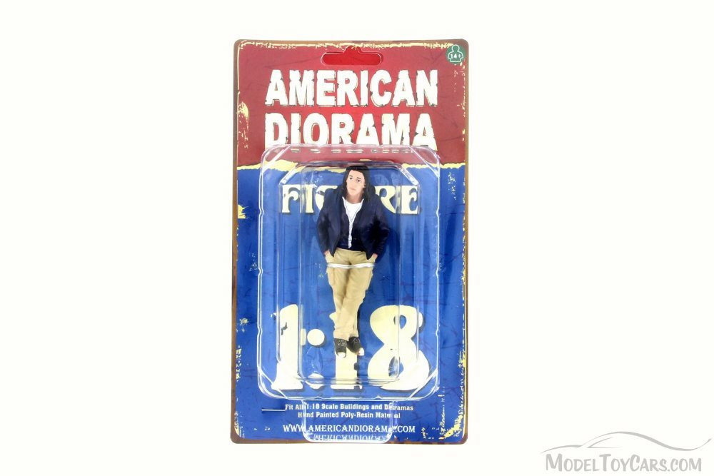 Street Racing Crew Figure #3 - American Diorama 77433 - 1/18 Scale Diecast Model Toy Car