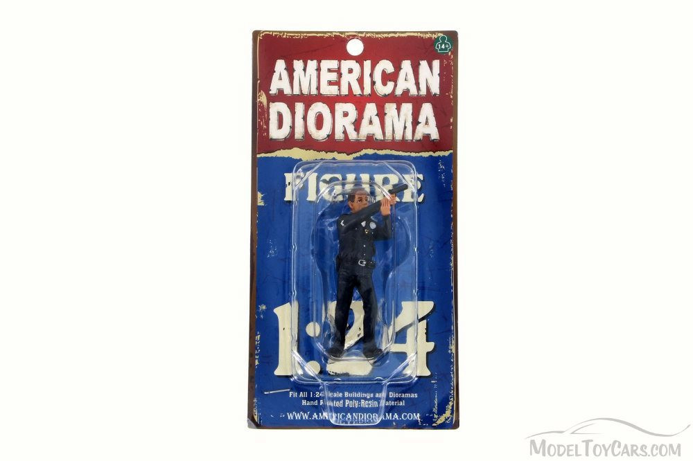 Police Officer IV Figurine, American Diorama 24034 - 1/24 Scale Hobby Accessory
