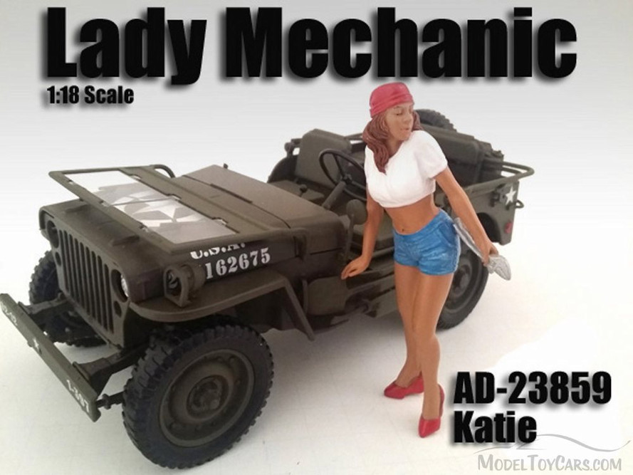 Lady Mechanic Katie, American Diorama 23862 - 1/18 Scale Collectible Figurine