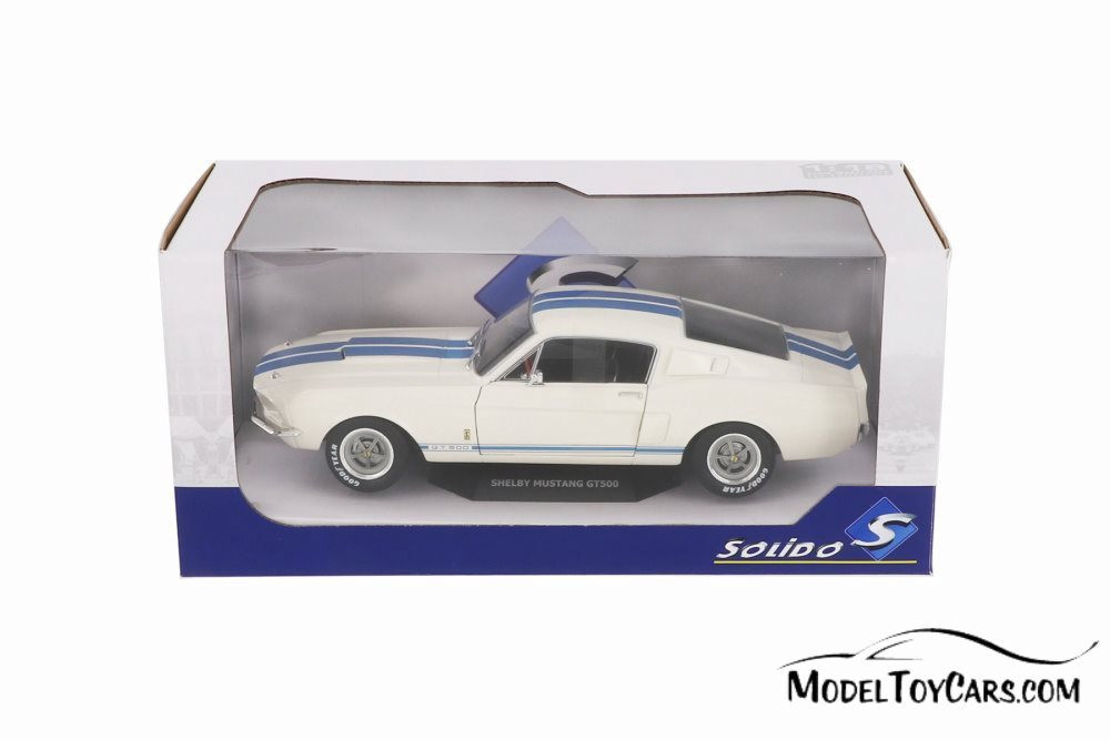 1967 Shelby Mustang GT500 Hardtop, White - Solido S1802901