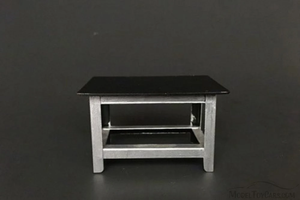 Metal Work Bench, American Diorama 77519 - 1/18 Scale Accessory for Diecast Cars