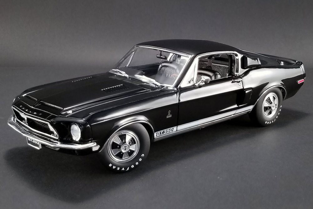 1968 Ford Mustang Shelby, Raven Black - Acme 1801826 - 1/18 scale