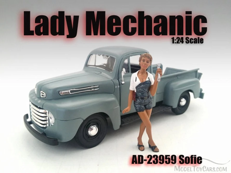 Lady Mechanic Sofie, American Diorama 23959 -  1/24 Scale Collectible Figurine