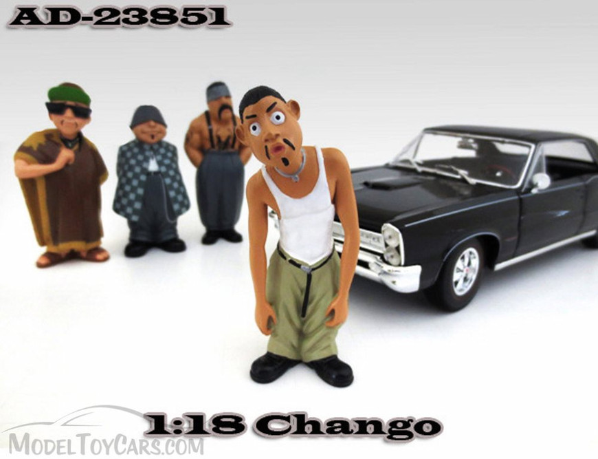 Homies Figures Series 1 Chango, American Diorama Figurine 23851 - 1/18 scale