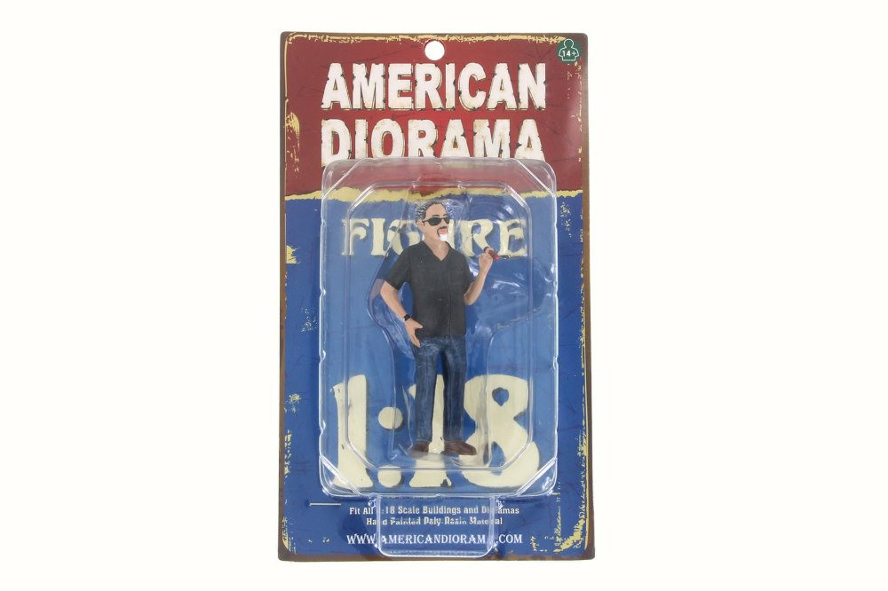 Hotrodders Bill Figurine, American Diorama 24010 - 1/18 Scale Hobby Accessory