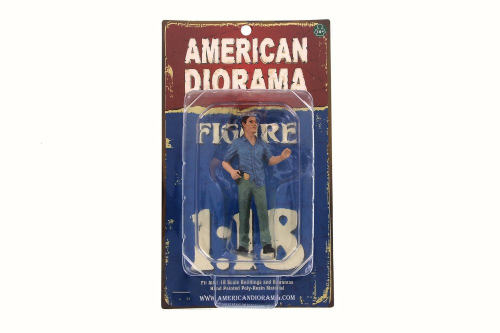 Detective IV Figurine, American Diorama 23894 - 1/18 Scale Collectible Hobby Accessory