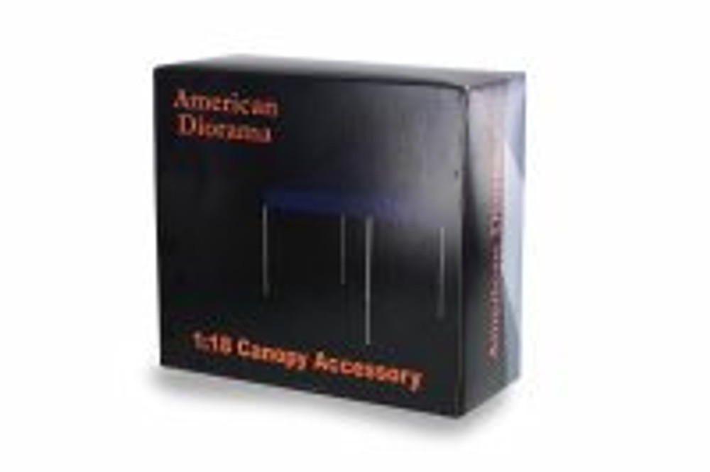 Canopy Diorama Set,  White - American Diorama 77588 - 1/18 Scale Hobby Accessory