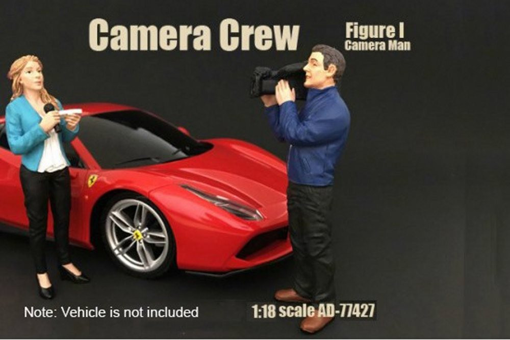 Camera Crew I 'Camera Man' - American Diorama 77427 - 1/18 Scale Diecast Model Toy Car