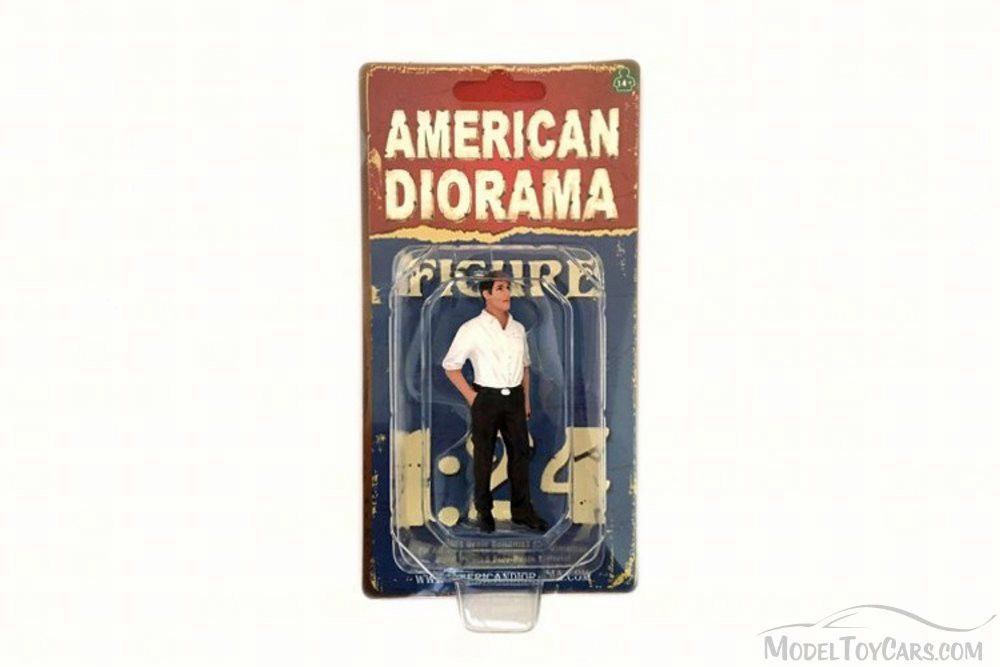 70s Style Figure - III, American Diorama 77503 - 1/24 Scale Accessory for Diecast Cars