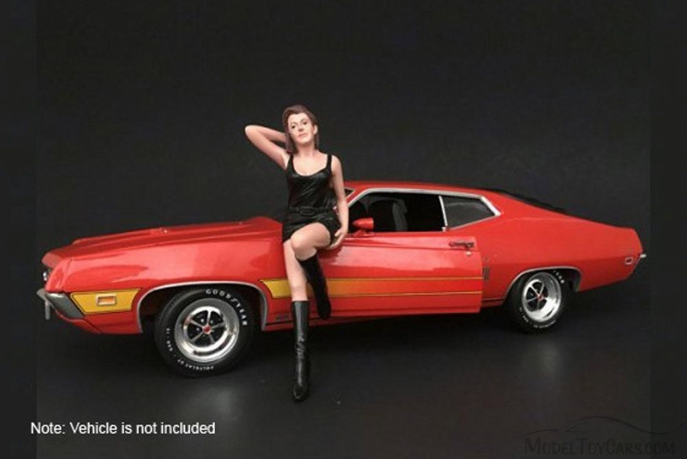 70s Style Figure - I, American Diorama 77451 - 1/18 Scale Accessory for Diecast Cars