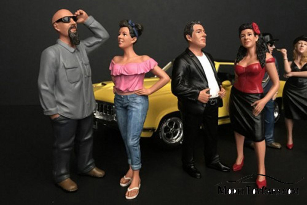 Frank Figure, Blue - American Diorama 38181 - 1/18 Scale Figurine - Diorama Accessory