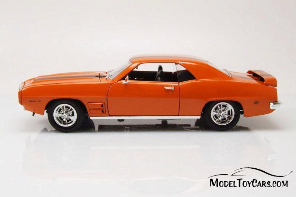 1969 Pontiac Firebird Hard Top, Orange - Lucky Road Signature 92368OR - 1/18 scale Diecast Model Toy Car