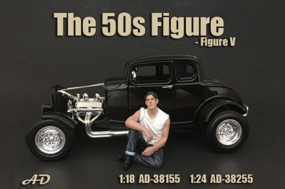 50's Style Figure V, American Diorama 38155 - 1/18 Scale Accessory for Diecast Cars