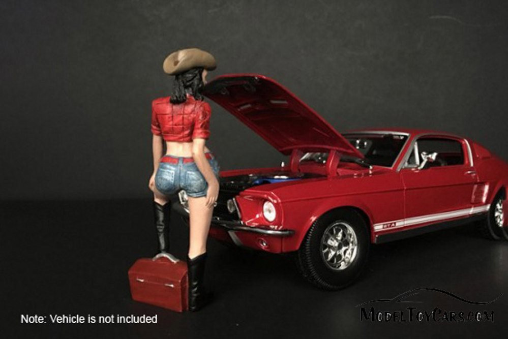 The Western Style III, Blue and Red - American Diorama 38203 - 1/18 Figurine - Diorama Accessory