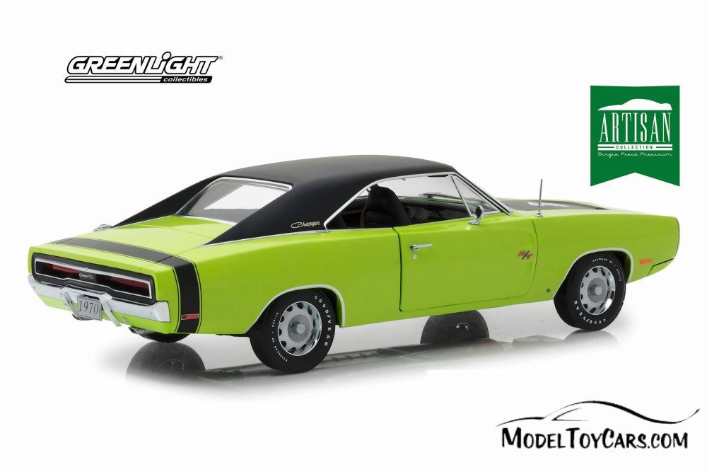 1970 Dodge Charger R/T SE Hard Top, Sublime Green - Greenlight 13529 - 1/18 Scale Diecast Car