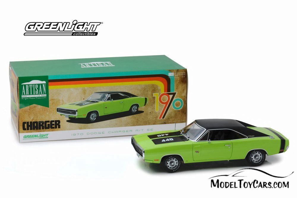 1970 Dodge Charger R/T SE Hard Top, Sublime Green - Greenlight