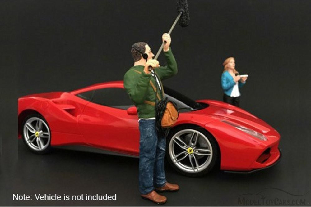 Camera Crew III Boom Operator - American Diorama 77479 - 1/24 Scale Diecast Model Toy Car
