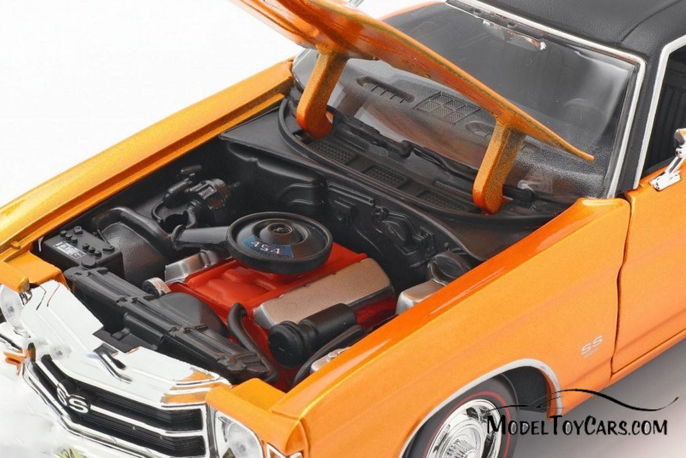 1971 Chevy Chevelle SS 454 Sport Hardtop, Orange - Maisto 31890OR