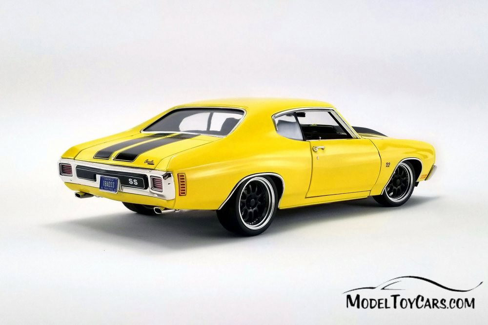 1970 Chevy Chevelle Street Fighter Hardtop, Yellow - Acme A1805515
