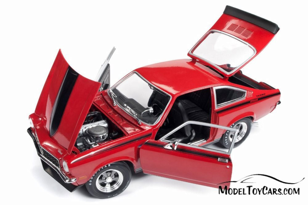 1972 Chevy Vega Yenko Stinger Hard Top, Red - Auto World AMM1156 - 1/18  scale Diecast Model Toy Car