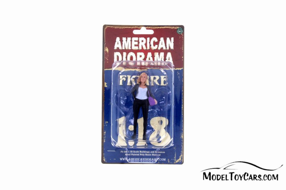 American Dioma 38192 Miniaturauto – Sammlermodell In Schwarz/Weiß, Maßstab 1:18, Aus Kunstharz