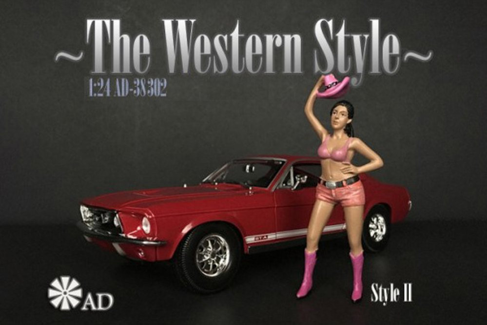 The Western Style II, Orange and Pink - American Diorama 38302 - 1/24 Figurine - Diorama Accessory