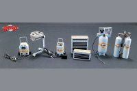 Gulf Oil Shop Tool Set #1, Blue - GMP 18872 - 1/18 Scale Diecast